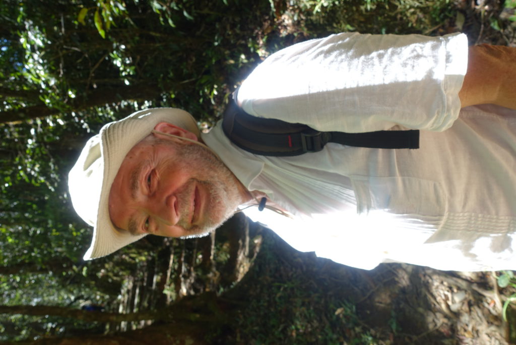 Glücklicher Wanderer