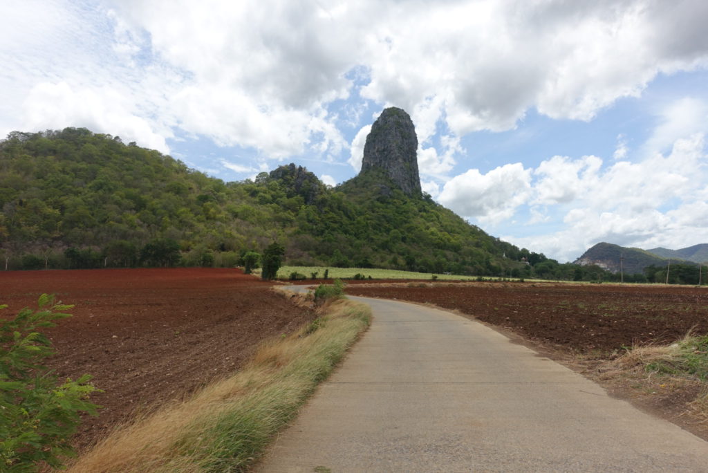 Landschaft außerhalb der Stadt