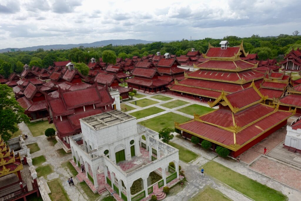 Kaiserpalast Mandalay von oben