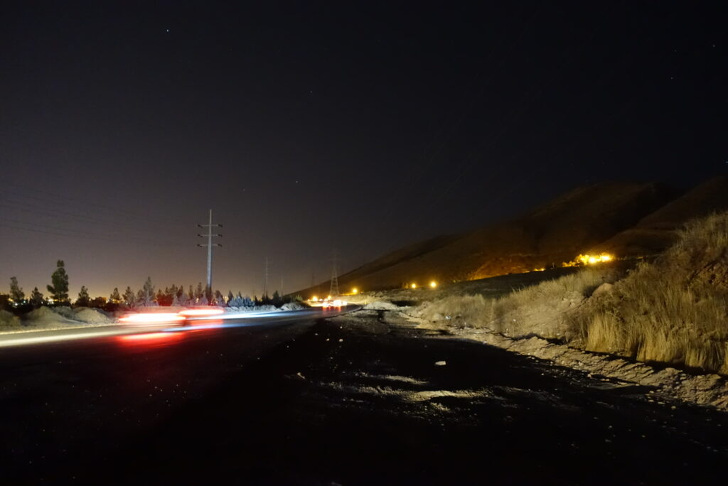 Nachts auf dem Highway
