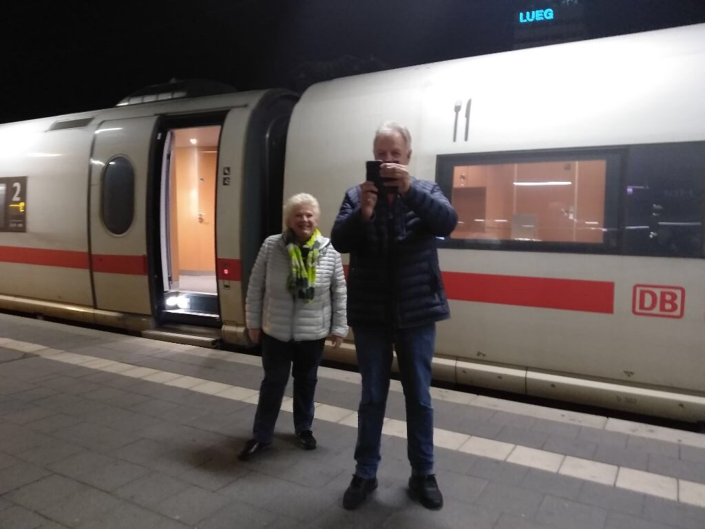 Begrüßung in Bochum durch Heidi und Bodo