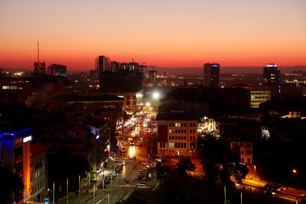 Ankara Sonnenuntergang